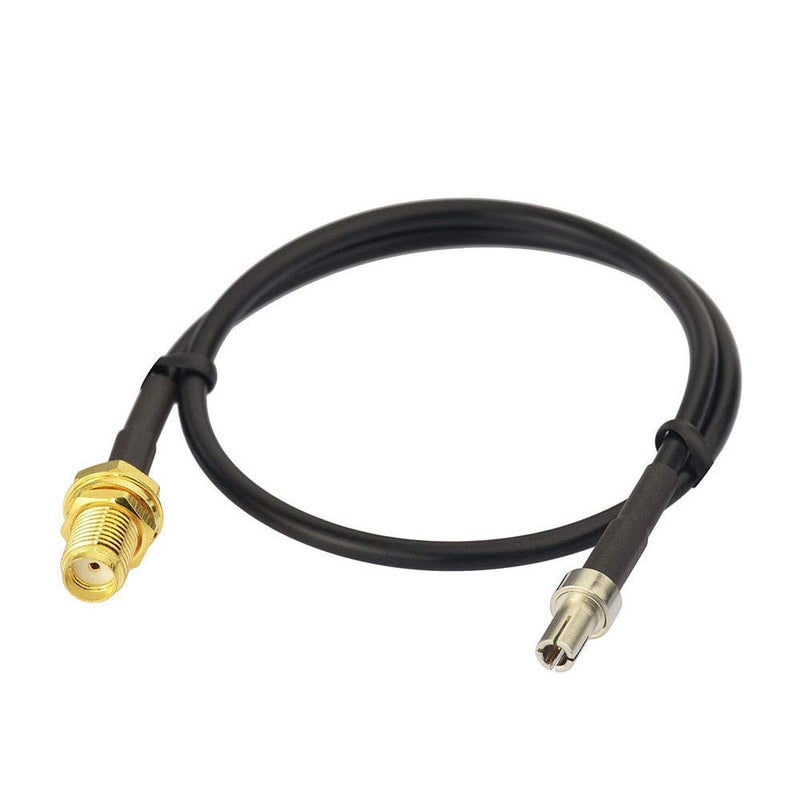 EIGHTWOOD كابل محول هوائي خارجي ثنائي من Eightwood TS9 ذكر إلى SMA أنثى 12 بوصة (عبوة 2) لجهاز مودم USB 4G LTE AT&T MiFi نقطة اتصال Nighthawk MR1100 AC791L 7730L - Image 4